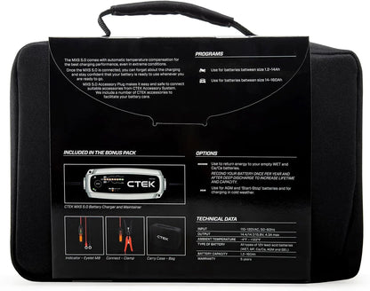 CTEK MXS 5.0 40-206 4.3 Amps 12V Fully Automatic Automotive Battery Charger