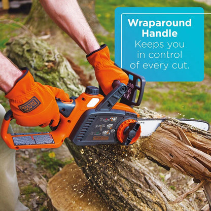 BLACK+DECKER 40V MAX Cordless Chainsaw, 12-Inch, Battery and Charger Included