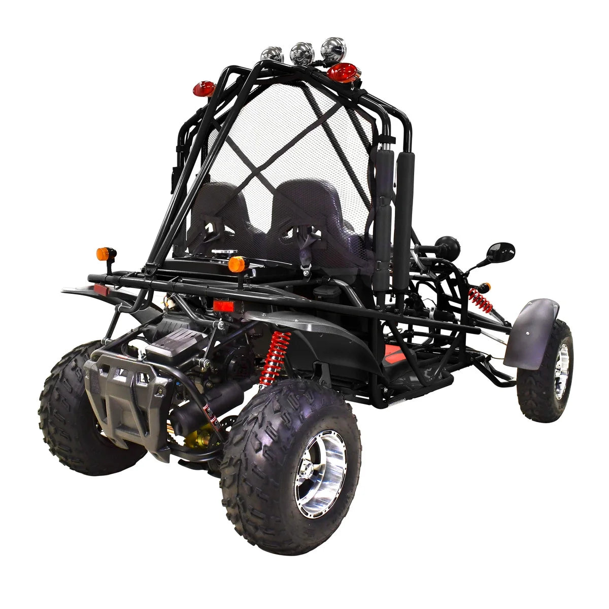 Massimo GKA 200 169cc EFI Adult Go Kart with 10HP Engine, 2WD Off-Road Go Cart, Dual Seats, Red