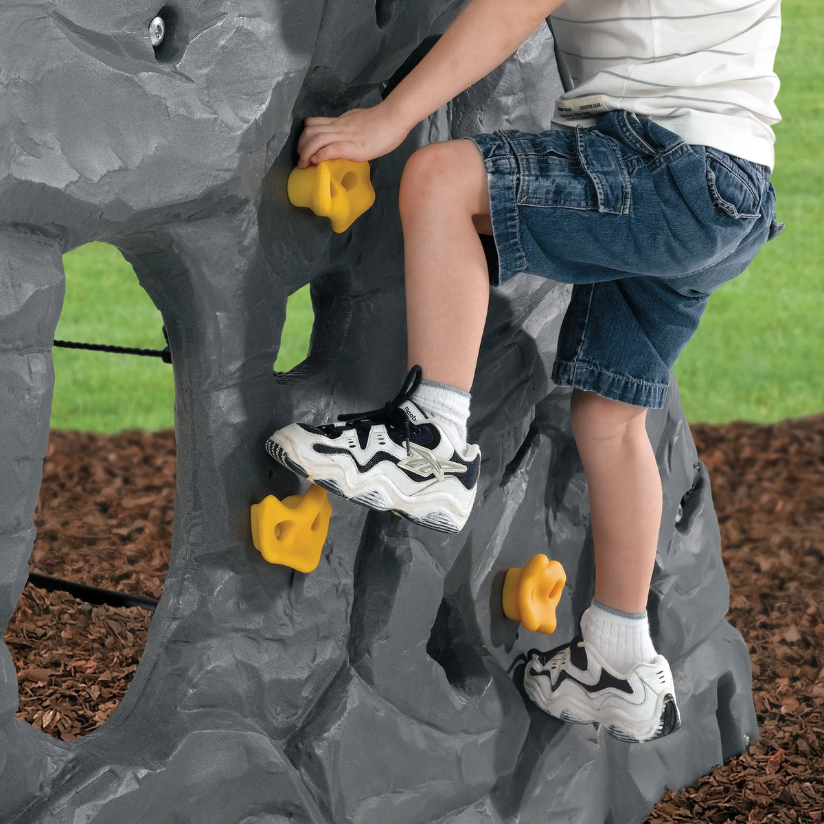 Step2 Skyward Summit Rock Climbing Wall, Grey