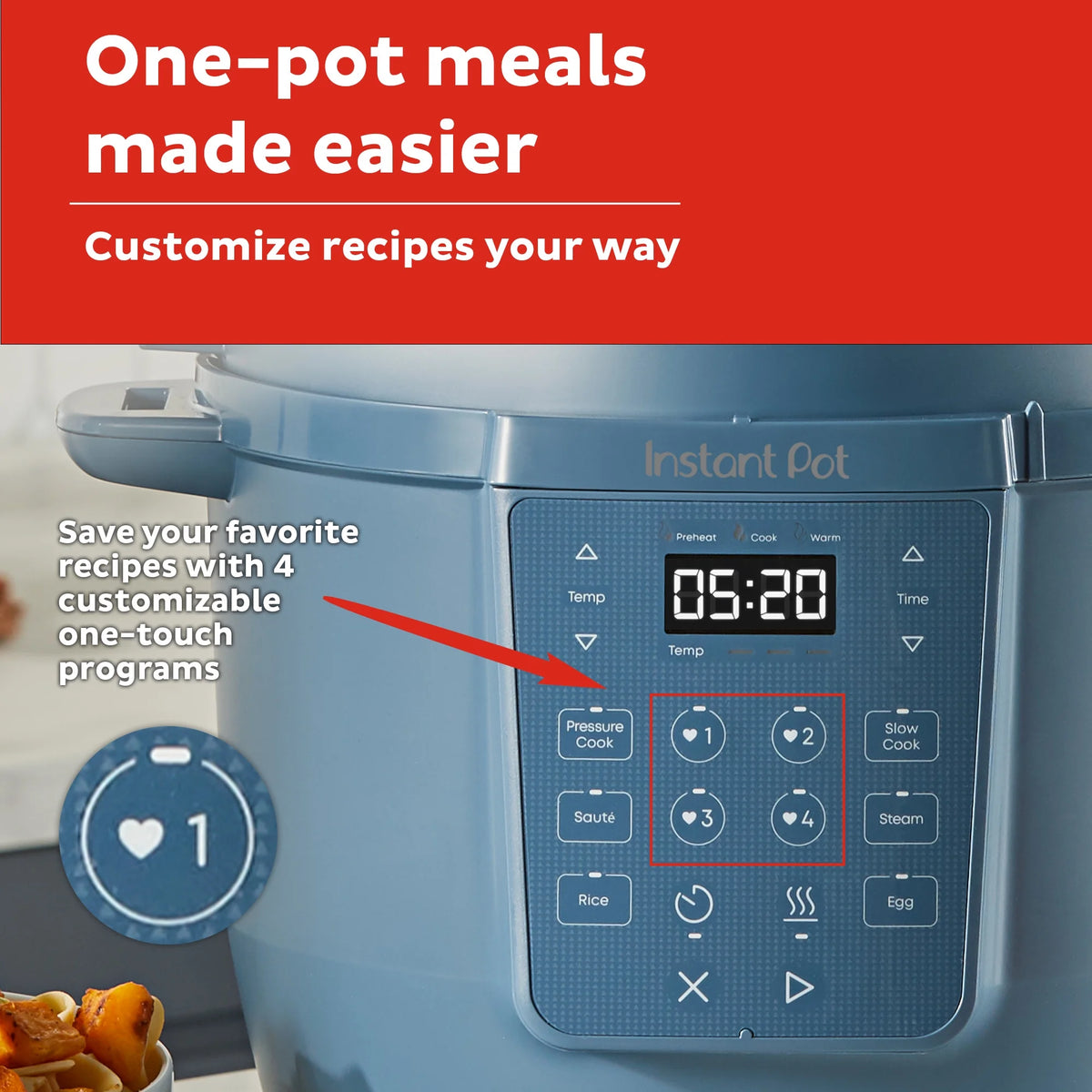 Instant Pot 6Qt RIO Chef Series 7-in-1 Multi-Cooker, Pressure Cooker, Slow Cook, & More, Black