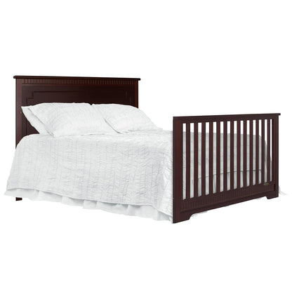 Dream On Me Morgan 5-in-1 Convertible Crib. Cherry