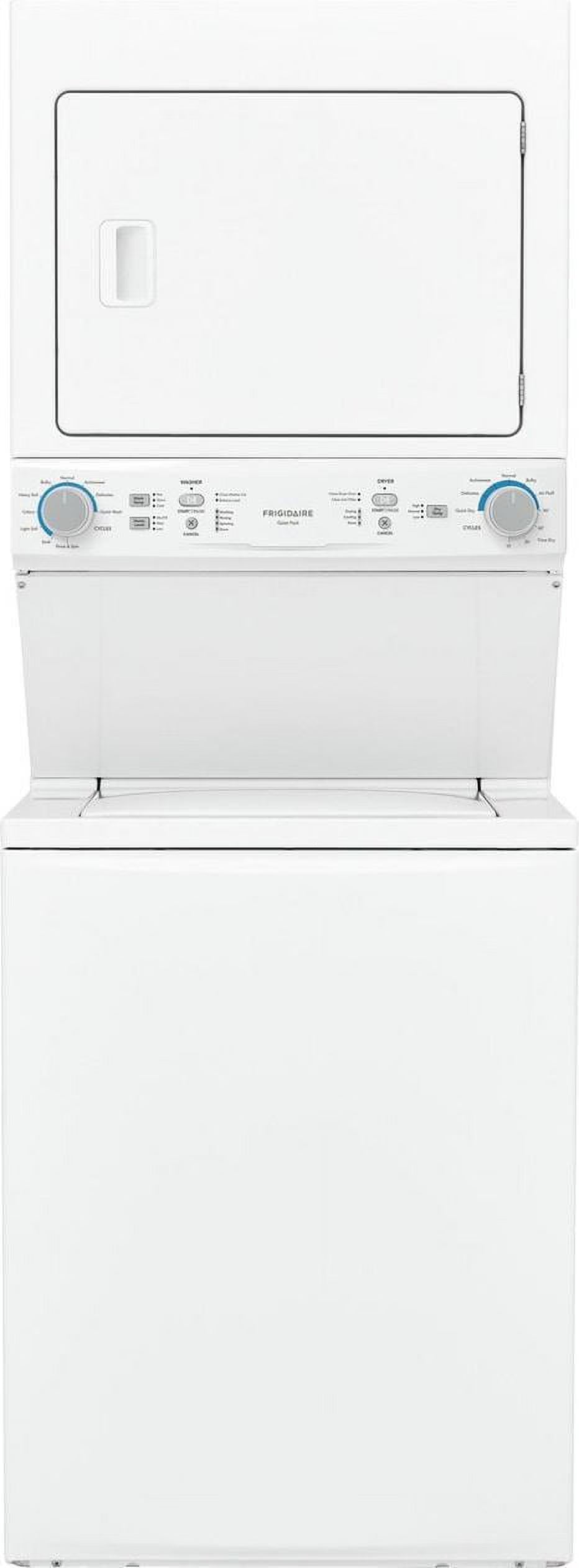 Frigidaire 5.5 Cu. Ft. 120 V White Electric Washer & Dryer
