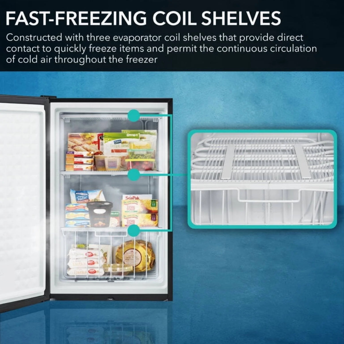 Whynter 3.0 cu. ft. Energy Star Upright Freezer with Lock �C Stainless Steel (Cuf-301SS)