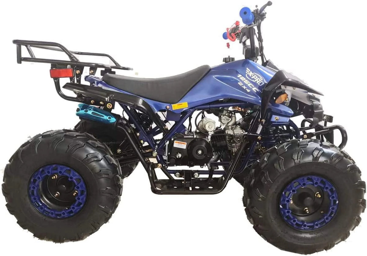 X-Pro Brand New Blast 125cc ATV with Automatic Transmission Reverse LED Headlights Big 19"/18" Tires