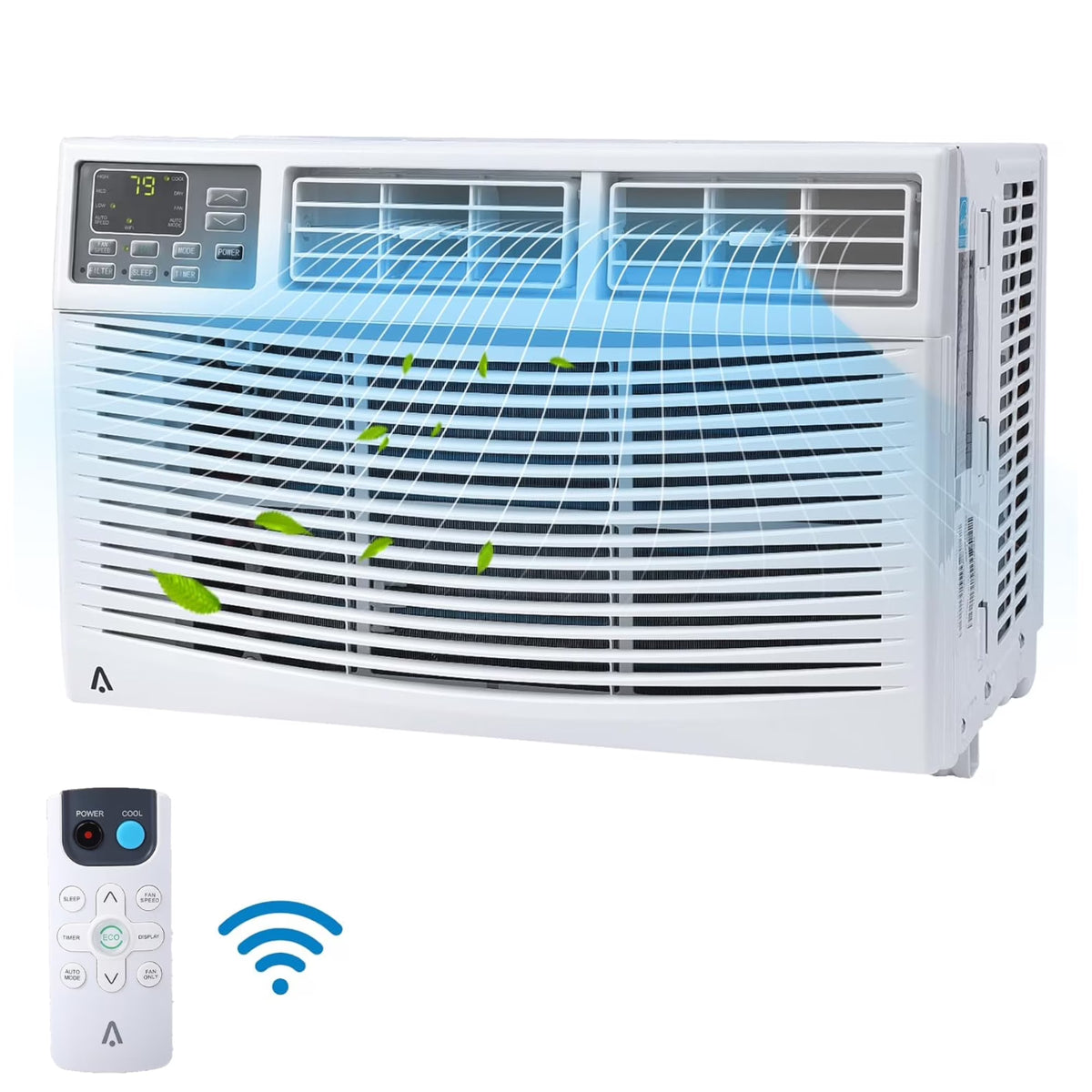 Garvee 5000 BTU Window Air Conditioner,Fast Cooling for Rooms up to 150 Sq. ft,Window Ac Unit with 7 Level Temperature Setting,White