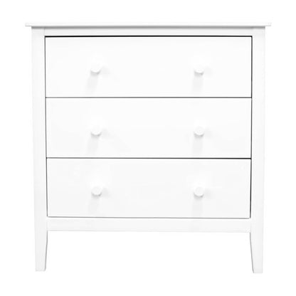 Adeptus Solid Wood Easy Pieces 4 Drawer Chest of Drawers - White