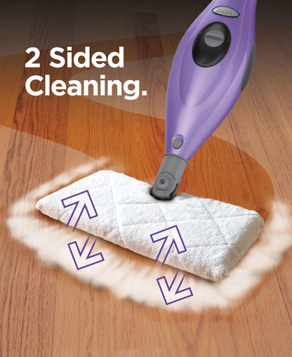 Shark S3501 Steam Pocket Mop, With 2 Washable Pads, Easy Maneuvering, Quick Drying, Soft-Grip Handle and Powerful Steam
