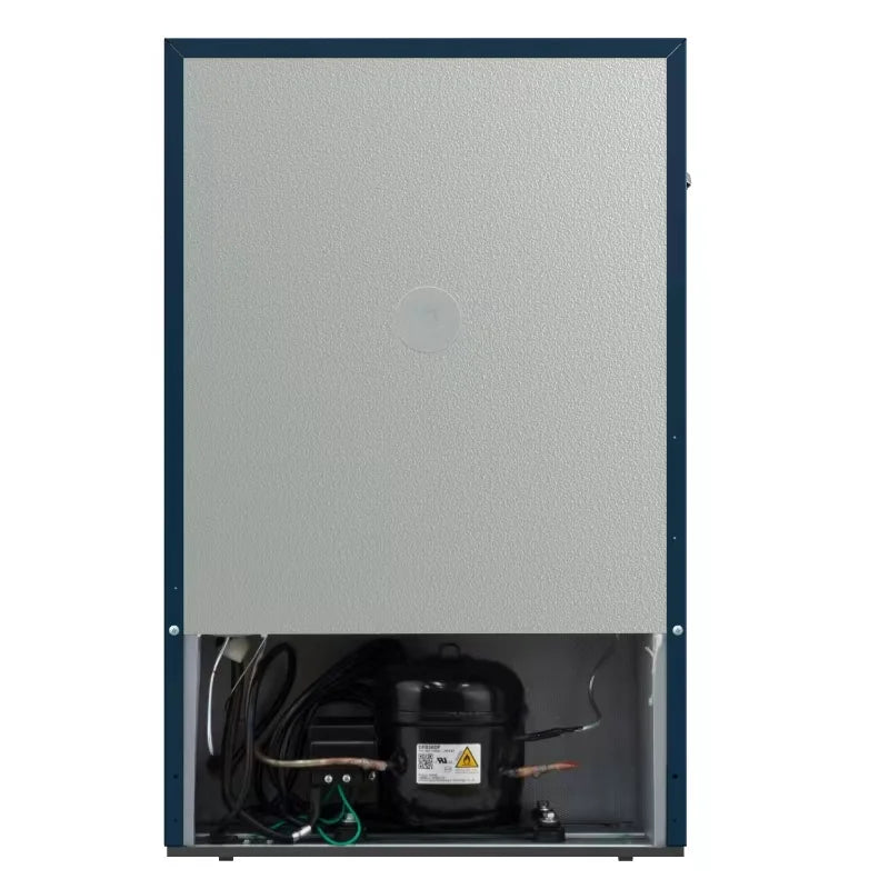Frigidaire 4.5 cu. ft. retro compact fridge built-in side bottle opener W: 21.65" x L: 22.24" X H: 32.91" (Azure)
