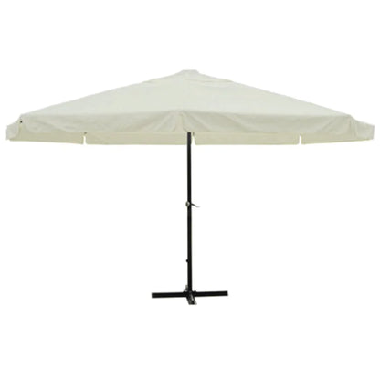vidaXL Garden Parasol Azure Blue Polyester with PA coating Large