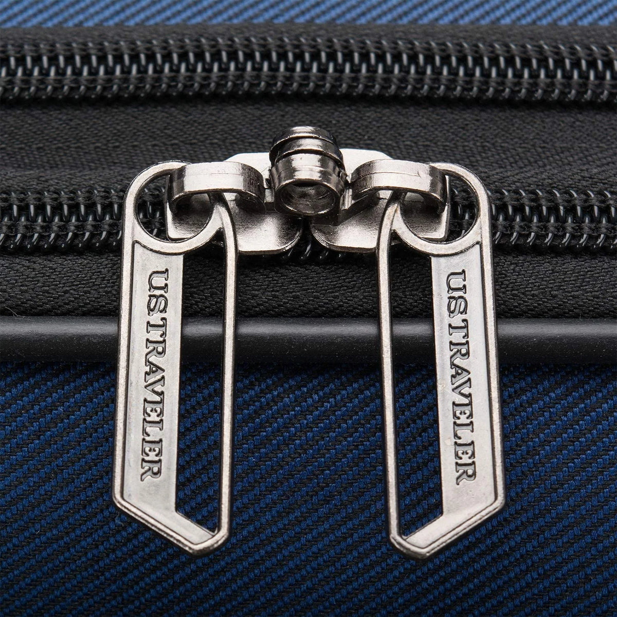 U.S. Traveler Aviron Bay Expandable Softside Luggage with Spinner Wheels, Navy, 31" Checked Large