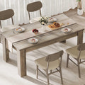 Dining Table for 4-6,63-inch Dining Tables for 4,Farmhouse Kitchen Table with Large Tabletop,Rectangular Dining Room Table,Kitchen Dining Table Dinner Table for Kitchen,Living Room��Only table��