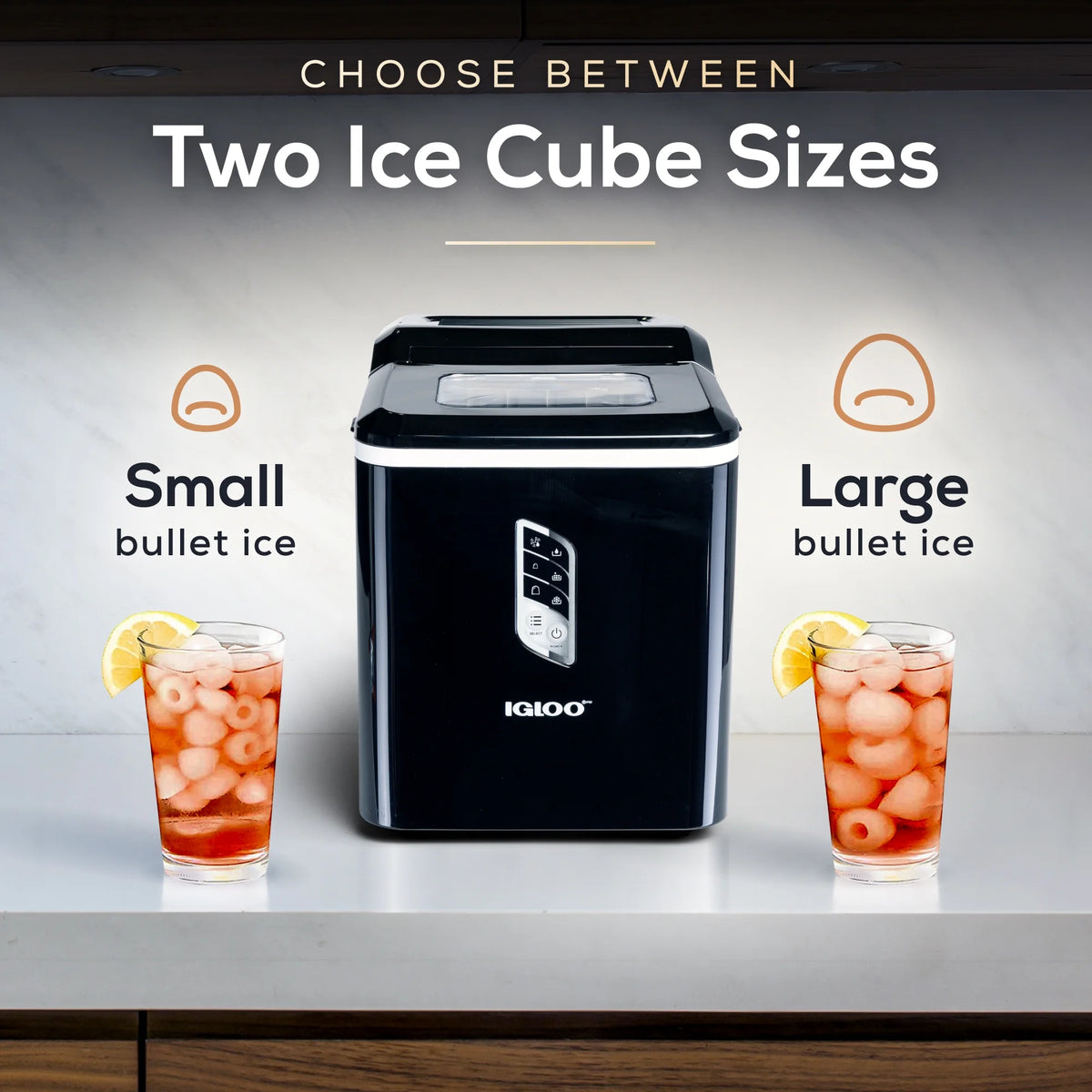 Igloo Automatic Ice Machine Self Cleaning Countertop Ice Maker for Water Bottle & Drinks, Aqua