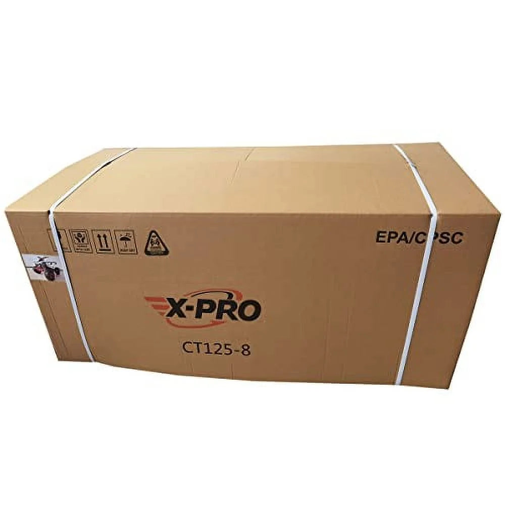 X-Pro Brand New 125cc Gas ATV, Automatic Transmission w/Reverse Electric Start Big 19"/18" Tires