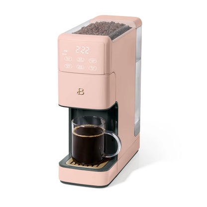 Beautiful Perfect Grind�?Programmable Single Serve Coffee Maker, White Icing by Drew Barrymore