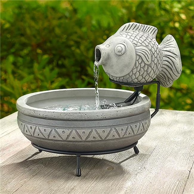 Smart Solar  Marin Solar Fish Fountain