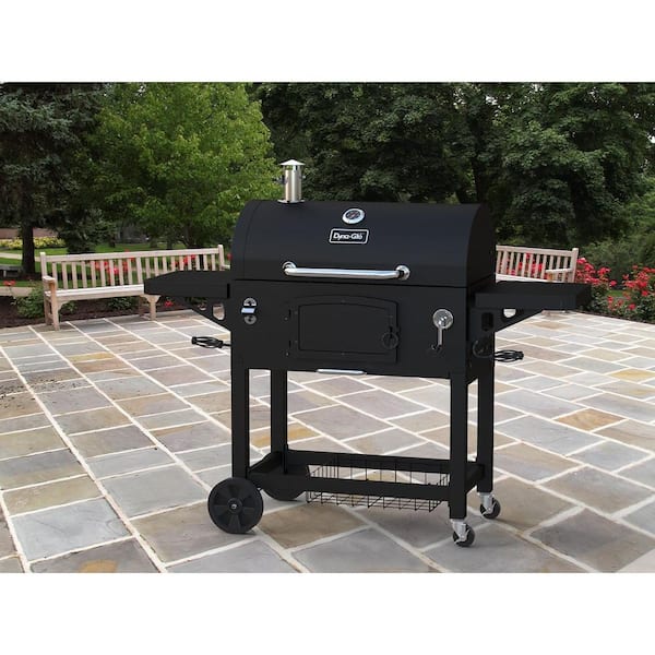 Heavy-Duty Extra-Large Charcoal Grill in Black