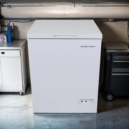 Hamilton Beach 5.0 Cu. Ft. Chest Freezer, White, HBFRF510