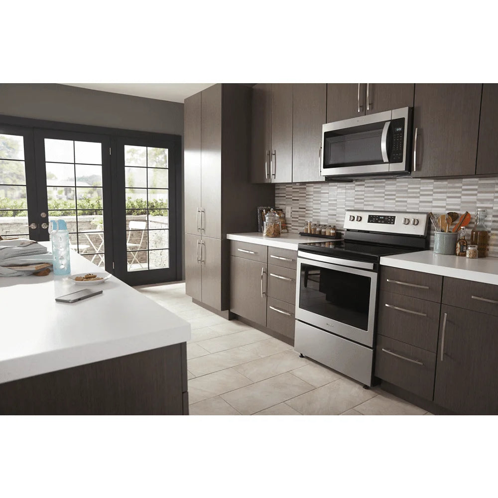 Whirlpool 1.7 Cu. Ft. Microwave Hood Combination Black