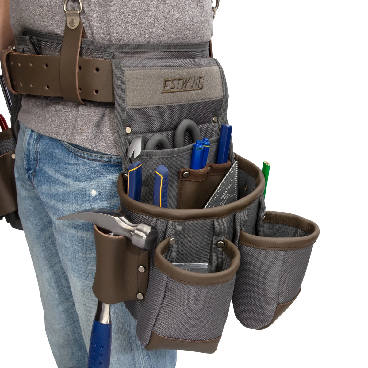 Estwing 94745 15-Pocket Framer's Tool Pouch Apron Set