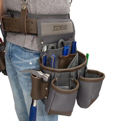 Estwing 94745 15-Pocket Framer's Tool Pouch Apron Set