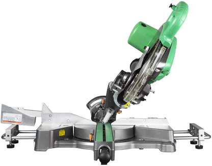 Metabo HPT 10-Inch Sliding Compound Miter Saw, Adjustable Laser Guide, Double Bevel, Electronic Speed Control, 12 Amp Motor, Electric Brake C10FSHS