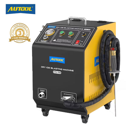 AUTOOL Automotive Dry Ice Cleaning Machine Car Engine Throttle Carbon Deposit Cleaner Exhaust Pipe Pressure Washer 110V/220V Dry Ice Blasting Clean Machine for All Cars, HTS705
