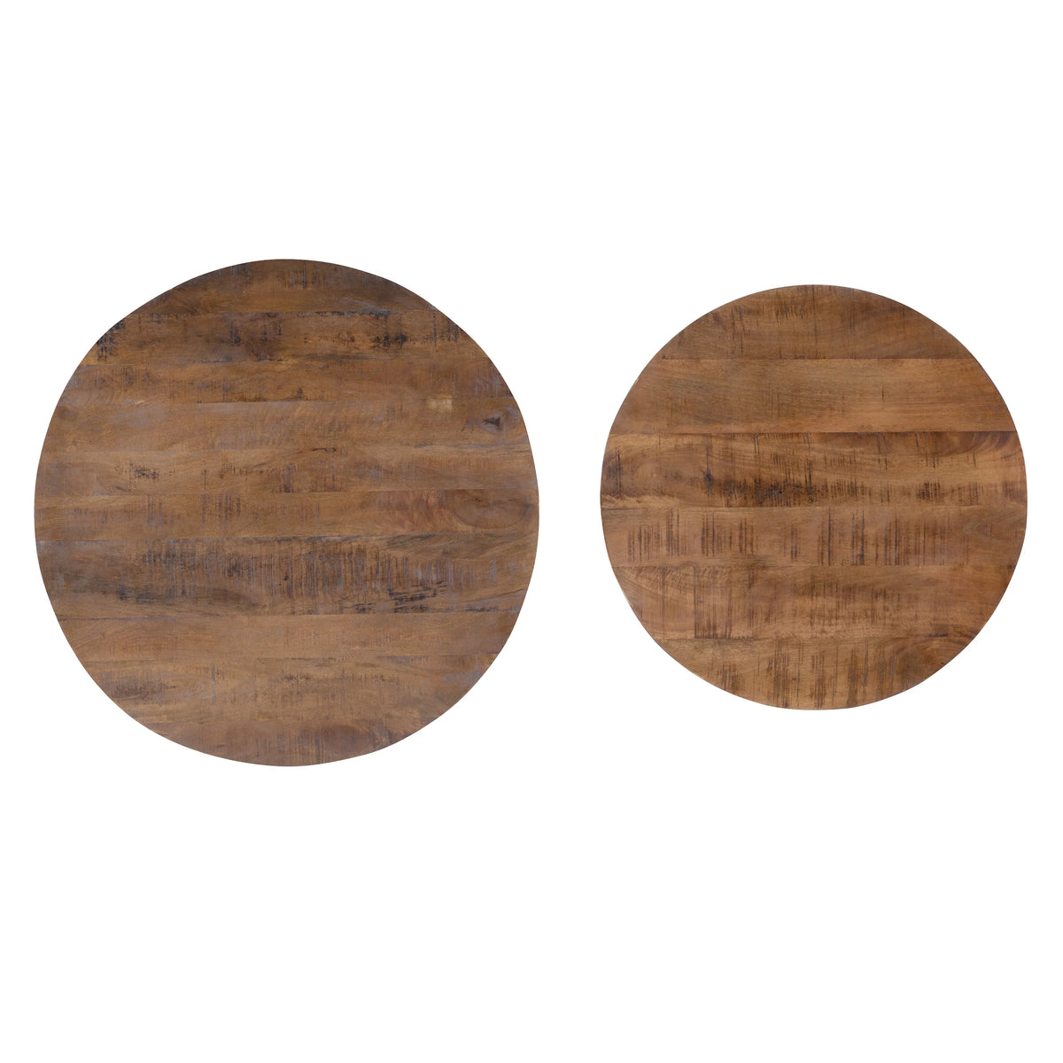 Darden Bohemian Nesting Coffee Tables, Set of 2, Black/Brown