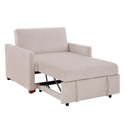 Better Homes & Gardens Nolan Pull Out Sleeper Accent Chair, Wheat