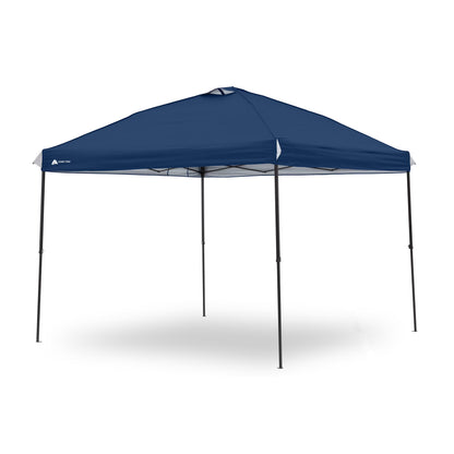 Ozark Trail 10x10 Instant Pop Up Canopy Tent with Simple Push Setup �?Straight Leg Pop-Up Tent for Tailgating, Camping & Events, White