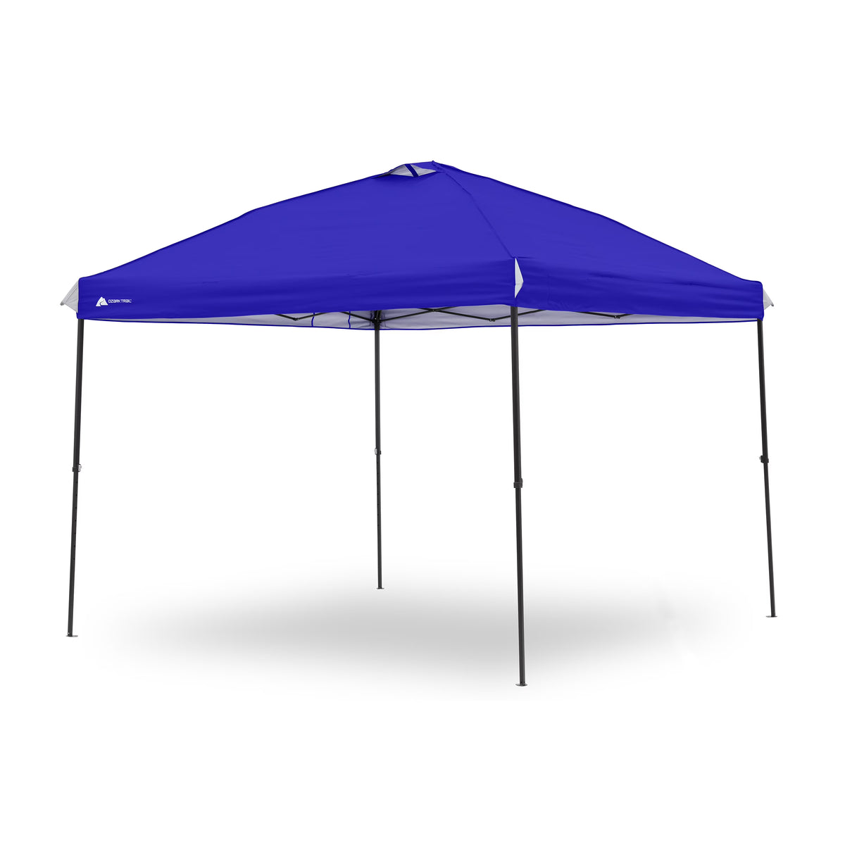 Ozark Trail 10x10 Instant Pop Up Canopy Tent with Simple Push Setup �?Straight Leg Pop-Up Tent for Tailgating, Camping & Events, White