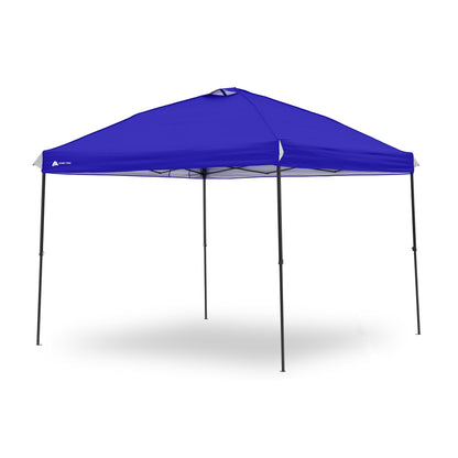 Ozark Trail 10x10 Instant Pop Up Canopy Tent with Simple Push Setup �?Straight Leg Pop-Up Tent for Tailgating, Camping & Events, White