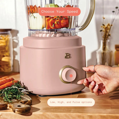 Beautiful 10-Cup Food Processor with Accessories, White Icing by Drew Barrymore