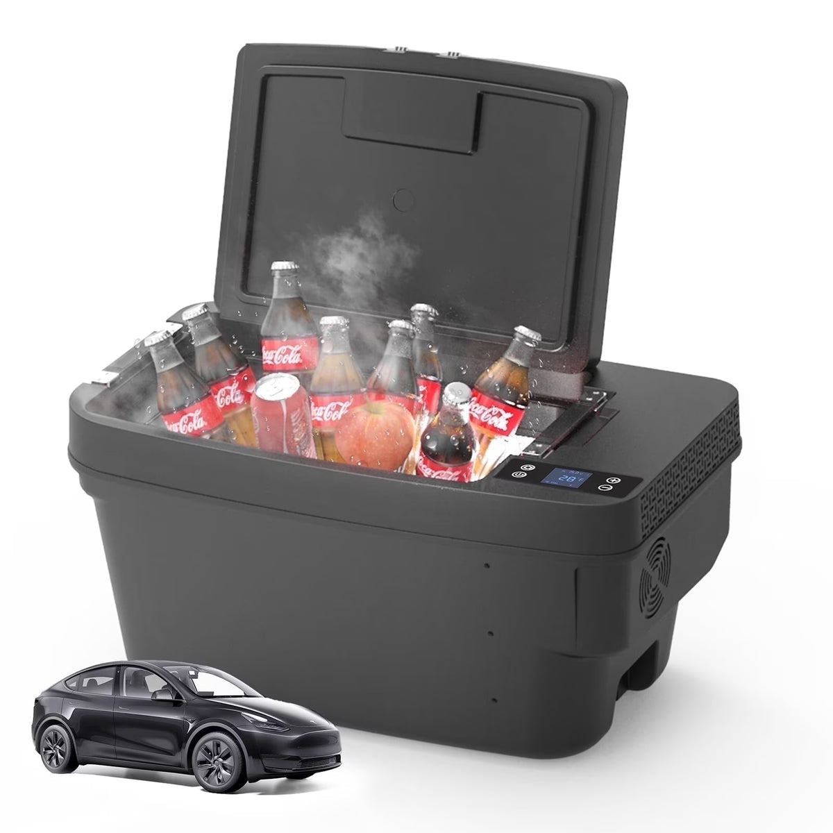 Chery Industrial Portable Car Refrigerator for Tesla Model Y, 35qt(33L) Car Freezer