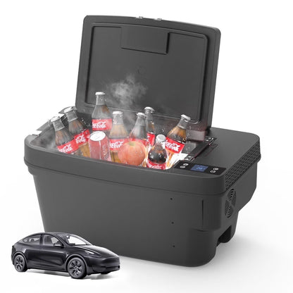 Chery Industrial Portable Car Refrigerator for Tesla Model Y, 35qt(33L) Car Freezer