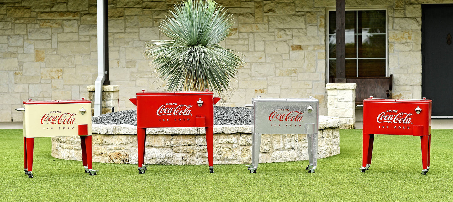 Leigh Country Licensed Coca-Cola Series CP 98111 Metal 60 Qt Outdoor Patio Cooler