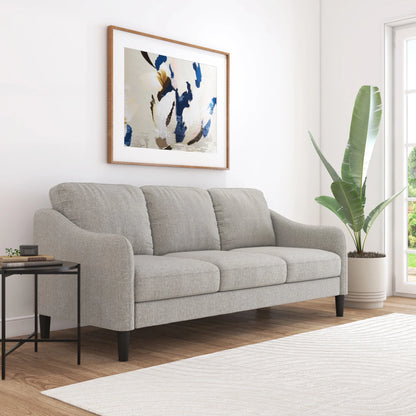 Mainstays Westley Swoop Arm Sofa, Burnt Orange