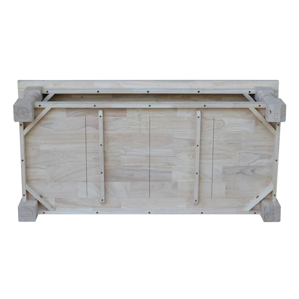 Tuscan Coffee Table  Unfinished