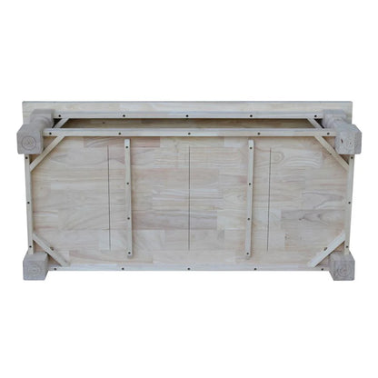 Tuscan Coffee Table  Unfinished