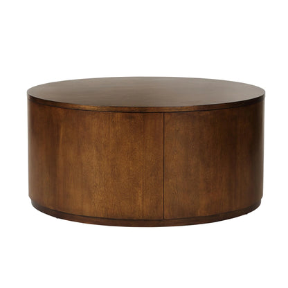 Better Homes & Gardens Miller Drum Coffee Table, Black