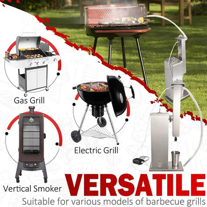 Cold Smoke Generator 10 Hour Extra Long Smoke Portable Electric BBQ Smoke Generator Outdoor Smoker Accessories For Meat Vegetables Electric Smoke Maker