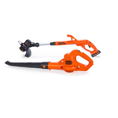 BLACK+DECKER 20V MAX* Lithium 10 In. String Trimmer/Edger + Hard Surface Sweeper Combo Kit, LCC221