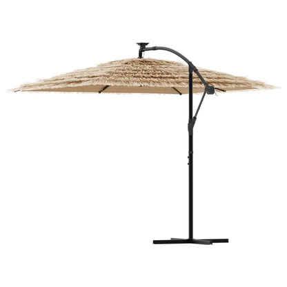 vidaXL Garden Parasol with Steel Pole Umbrella Sunshade Outdoor Patio Beach