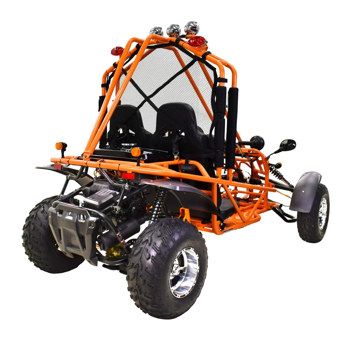 Massimo GKA 200 169cc EFI Adult Go Kart with 10HP Engine, 2WD Off-Road Go Cart, Dual Seats, Red