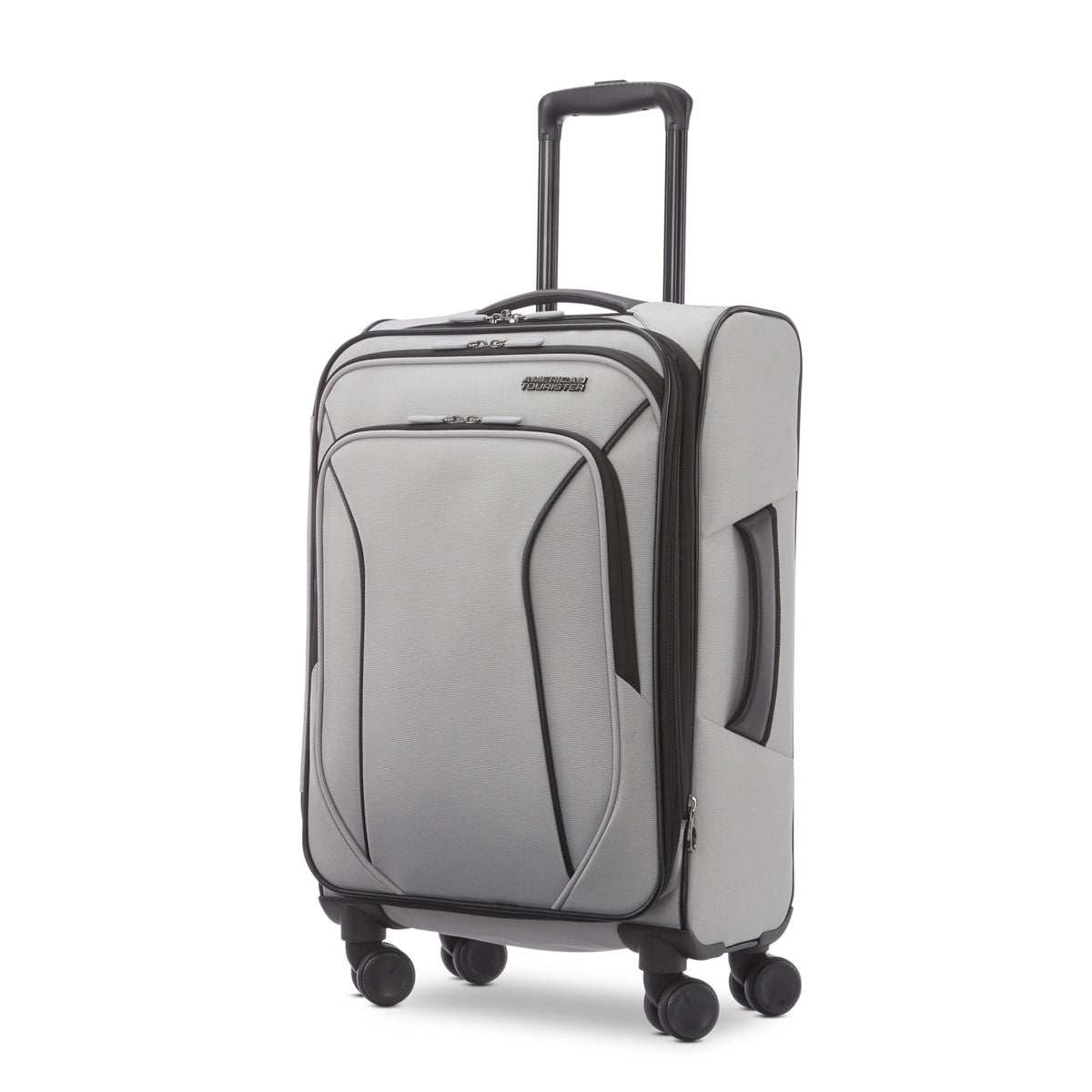 American Tourister X-Lite 3-Piece Luggage Set with Spinner Wheels - Light Grey