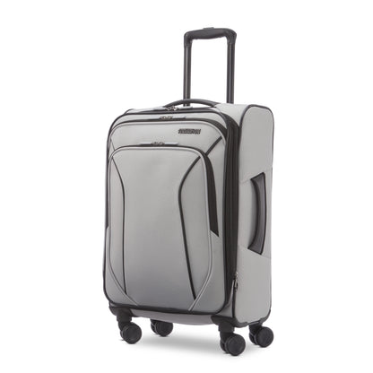 American Tourister X-Lite 3-Piece Luggage Set with Spinner Wheels - Light Grey