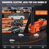 POVANLI Floor Jack, 2 Ton Low Profile Floor Jack, 3t jack stand Tire Repair Kit Heavy Duty Steel Racing Floor Jack with Single Piston Quick Lift Pump, Floor Jack Lifting Range 3.3"-15.2"