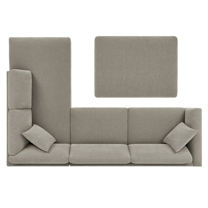 Thomasville Walsen Sectional with Storage Ottoman