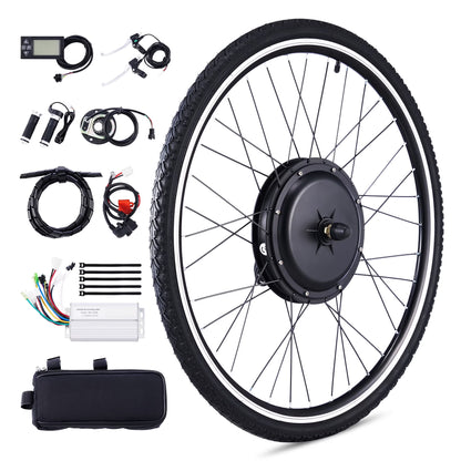 Viribus Electric Bike Conversion Kit 26" Rear Wheel 1000W Hub Motor LCD eBike DIY Set
