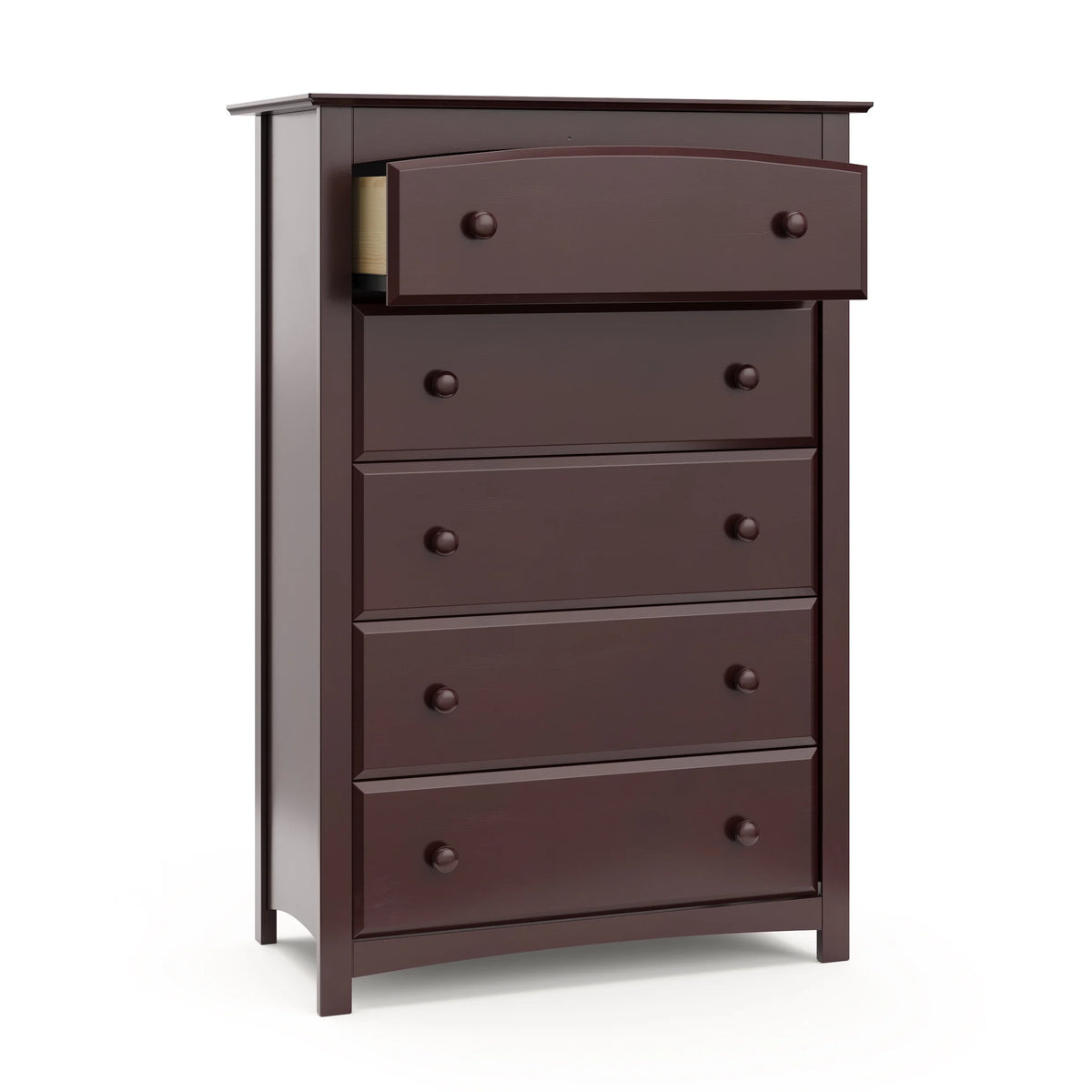 Storkcraft Kenton 5 Drawer Nursery Dresser, Pebble Gray